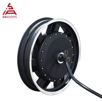 SiAECOSYS QS273 Kits de groupe motopropulseur de moto électrique 17X3.5inch 8000W 72V 120kph Hub Motor EM200-2SP Controller Brushless