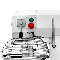 Groothandelsprijs Directe Leverancier Hefbare Kantelkop Borstelloze 15L RVS Brooddeegkneedmachine Spirale Mixer