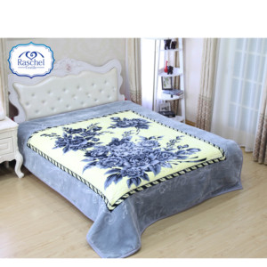 New 100 <span class=keywords><strong>polyester</strong></span> Hàn Quốc phong cách raschel chăn sản xuất tại Trung Quốc - Product Image 3