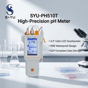 pH-mètre numérique <span class=keywords><strong>SYU</strong></span> PH510T avec stockage de 1000 groupes de données et communication USB pour la surveillance de la qualité des liquides chimiques industriels - Product Image 1
