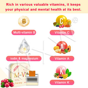 Suplemento multivitamínico para la salud inmune de alta calidad para adultos Tiras finas orales que disuelven la dosis de caramelo de goma para mujeres embarazadas - Product Image 3