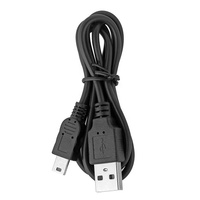 Cantell precio bajo 1M 1,5 M 2M USB 2,0 macho A a Mini B cable de carga de 5 pines para cámaras digitales MP3 MP4 Cable cargador de datos