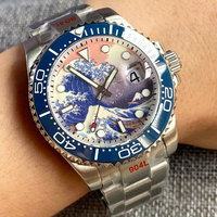 Montre automatique 40mm C3 Super lumineux Kagawana NH35 PT5000 pour hommes montre-Bracelet de luxe en acier de plongée 904L Bracelet OEM montre personnalisée