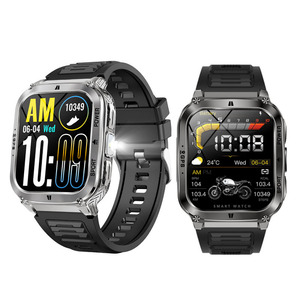 Nx30 Thể Thao Gồ Ghề Thông Minh Đồng Hồ Với 3ATM Đèn Pin Chống Thấm Nước GPS Vị Trí Bt Cuộc Gọi Cho Nam Giới Ngoài Trời Android IOS 2025 - Product Image 1