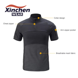 Tùy chỉnh thể thao ngoài trời CS đào tạo Camo ếch chiến thuật Ngắn Tay Áo polo t Áo sơ mi - Product Image 5