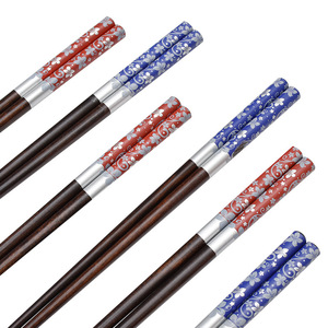 Palillos de Madera Estilo Japonés, Redondos, de Color Sólido, para Uso en el Hogar y Restaurantes - Product Image 3