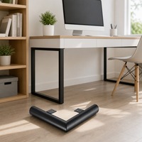 Pieds de table minimalistes en fer chromé, base de meubles pour applications de table