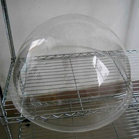 Dôme de lucarne en feuille de PC en polycarbonate personnalisé dôme solaire hémisphère en plastique transparent