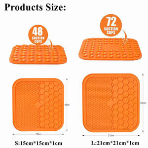 Tapis d'alimentation lente en silicone personnalisé avec ventouses, gamelle anti-étouffement antidérapante pour animaux, tapis de léchage pour chien sans BPA - Product Image 2