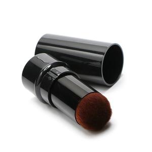 แปรงแต่งหน้าแบบพับเก็บได้ แปรงปัดแก้มสำหรับเดินทาง แปรงรองพื้นคาบูกิ แปรงแป้งทาหน้าแบบพกพา แปรงแต่งหน้าขนาดเล็กพร้อมฝาปิด - Product Image 4