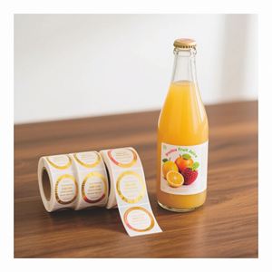 Chuyên nghiệp phản chiếu Logo vòng tròn Vinyl in ấn nhãn dán - Product Image 4