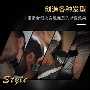 Recortadora Zero Gapped con Cuchillas Desmontables de Acero Inoxidable, Batería Interna de 1000mAh, Modelo Recargable para Corte de Cabello Masculino - Product Image 4