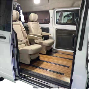 Siège banquette en cuir de luxe beige noir classique 2022, ajustement parfait pour <span class=keywords><strong>Mercedes</strong></span> Vito V Class <span class=keywords><strong>Sprinter</strong></span> <span class=keywords><strong>Van</strong></span> - Product Image 1