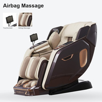 Fauteuil de massage électrique haut de gamme avec détection de santé, option double mécanisme et repose-pieds automatique pour les soins de santé professionnels