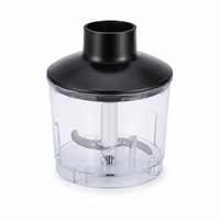 Mixeur Plongeant Électrique Multifonction 7 Vitesses en Acier Inoxydable pour Aliments Bébé, Smoothies et Préparation Culinaire 4-en-1