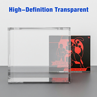 Boîte d'entraînement Elite en acrylique TCG transparente 8+5mm avec couvercle et base magnétiques robustes, empilable, personnalisée en usine