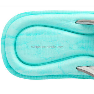 Ladies <strong>Memory</strong> <strong>Foam</strong> Insole Fabric Strap Thong <strong>Flip</strong> <strong>Flops</strong> - Product Image 2