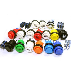 Phong Cách Mỹ 33Mm <span class=keywords><strong>Push</strong></span> <span class=keywords><strong>Button</strong></span> Thiết Bị Chuyển Mạch Máy Bán Hàng Tự Động Đồng Tiền Hoạt Động Arcade Stick Với PS4 Điều Khiển Cho Vui Chơi Giải Trí Trò Chơi Hội Đồng Quản Trị - Product Image 2