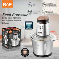 Robot culinaire électrique Fufu Machine 3.0L grande capacité 300W avec bol en acier inoxydable pour hacher, mélanger et broyer rapidement
