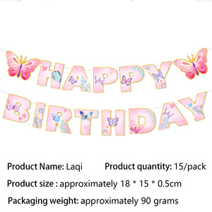 Fournitures de fête d'anniversaire <span class=keywords><strong>Vaisselle</strong></span> <span class=keywords><strong>jetable</strong></span> <span class=keywords><strong>pour</strong></span> fille Baby Shower Décorations d'anniversaire - Product Image 2
