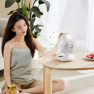 4000mAh charge secouer <span class=keywords><strong>la</strong></span> tête ventilateur extérieur bureau sommeil Intelligent chronométré ventilateur froid Portable silencieux Mini ventilateur d'été - Product Image 6