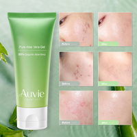 OEM Aloe Vera Gesichtsgel 100% Aloe Vera Gel Reinigend+Beruhigend Aloe Vera Angereichertes Gel Organisches Aloe Vera Blattgel für die Haut 100G