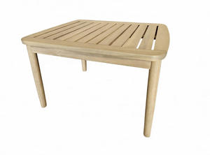 Table basse d'extérieur avec plateau à lattes, mobilier de jardin durable pour la maison et l'hôtel, bois d'acacia massif naturel - Product Image 5