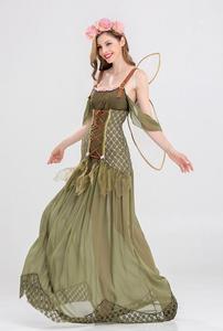 Disfraz de Hada Verde Bosque para Halloween, Traje de Princesa de Flores, Atuendo de Ángel al por Mayor para Actuaciones Escénicas, Fiestas y Cosplay - Product Image 4