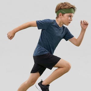 Bandeaux de <span class=keywords><strong>sport</strong></span> élastiques en polyester pour garçons, bandeaux absorbants pour enfants, bandeaux pour <span class=keywords><strong>cheveux</strong></span> pour la course à pied, logo personnalisé - Product Image 5