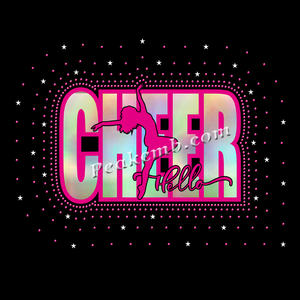 Shinny Cheer Hologram Rainbow Vinyl Stretch <span class=keywords><strong>Film</strong></span> Iron-on Scatter Stones pour sweat-shirt et t-shirts personnalisés - Product Image 2