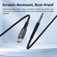 Cable Adaptador de Audio USB C a 3.5mm de Alta Calidad, 4 pies, DAC Hi-Fi Estéreo, Cable Auxiliar Trenzado para Auriculares y Coche