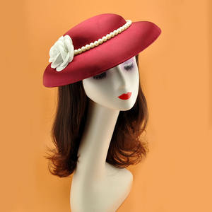 Fête Fascinator bandeau de cheveux église Kentucky chapeaux pour femmes dames mariage cristal mariée coiffes cheveux accessoires perle chapeau - Product Image 2