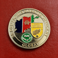 Pièce de monnaie métallique sur mesure de haute qualité, plaquée argent, pour équipes scolaires et sportives, fabrication professionnelle en gros