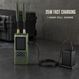 Détecteur <span class=keywords><strong>de</strong></span> drones <span class=keywords><strong>de</strong></span> sécurité à basse altitude 100 MHz-8 GHz Ultra large bande 1 km DJI Autel FPV - Product Image 1