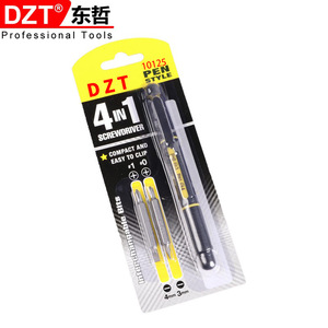ปากกาไขควงขนาดเล็ก Dzt 4 in 1 แบบเปลี่ยนหัวได้ สำหรับเครื่องมือซ่อมแซม DIY - Product Image 1