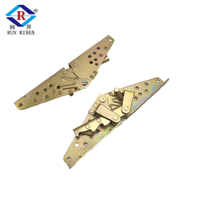 C07 Durable Zinc Acabado Hierro Sofá Cama Conversión Bisagra Resorte de <span class=keywords><strong>torsión</strong></span> Captura DE SEGURIDAD Montaje fijo para almacenamiento de sofá a cama - Product Image 2
