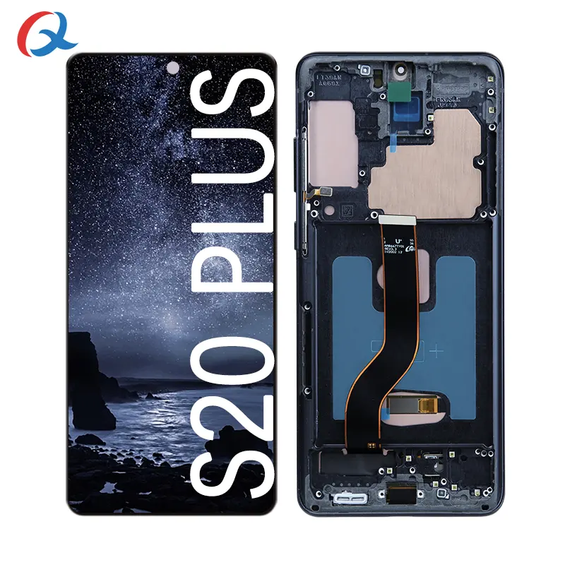 AMOLED for Samsung s20 plus lcd pantalla Samsung s20 plus screen replacement Mobile Phone Lcds for Galaxy s20 plus display