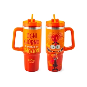 Tazza termica in acciaio inossidabile da 0,9 litri con cannuccia interna per bevande calde e fredde - Product Image 1