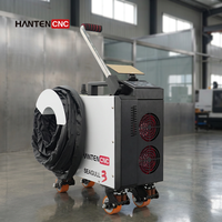 Machine de nettoyage au laser pulsé HANTENCNC SEAGULL III 500W pour l'élimination industrielle de la rouille et le décapage de la peinture