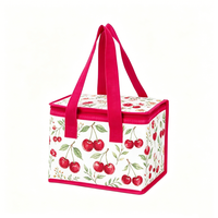 Sac isotherme personnalisé avec logo, tendance, recyclable, durable, portable, pour le déjeuner, sac de sport thermique souple, imperméable, avec grande poignée et poche en filet