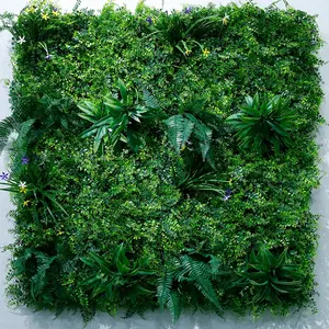 מקורה חיצוני דקור ירוק דשא קיר תלייה מלאכותי צמח