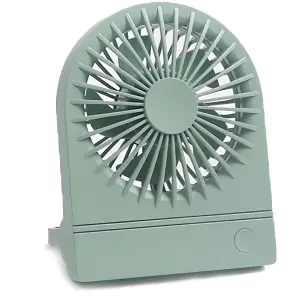 Oplaadbare 2000Mah 18650 Batterij Lange Werktijd Draagbare Mini Ventilator 3 Speed Koele Bureau Ventilator Klein Met Standaard