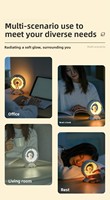 Projecteur d'étoiles LED pour Galaxy, veilleuse à commande tactile, lampe minimaliste colorée pour chambre à coucher, salon ou bureau