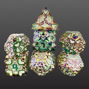 High Quality Customized Cool Iron Man <b>Dice</b> <b>Set</b> No MOQ Feeling China Supplier Game For RPG Tabletop Gaming - Product Image 6