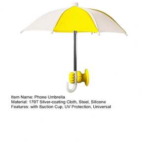 Mini ombrello per Smart Phone con supporto a ventosa, copertura parasole antiriflesso per esterni, protezione dello schermo antiriflesso - Product Image 5