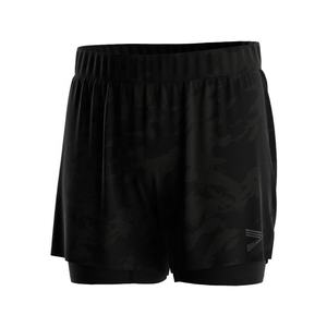 Ropa Deportiva de Moda para Fisicoculturismo, Secado Rápido, Transpirable, con Forro, Pantalones Cortos Deportivos 2 en 1 para Hombre, para Gimnasio - Product Image 1