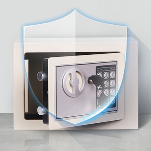 돈과 귀중품을위한 미니 디지털 보안 금고 전기 스틸 암호 보관함 - Product Image 4