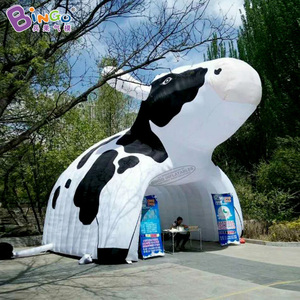Kiosco Inflable Promocional con Forma de <span class=keywords><strong>Vaca</strong></span> Lechera para Publicidad, Carpa Inflable con Logotipo Personalizado, Stand Inflable con Forma de Limón para Eventos - Product Image 1