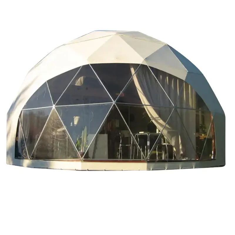 FEAMONT New Design 6M customized outdoor igloo geodesic dome hotel glamping house tent