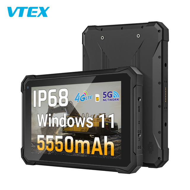 Explosion Proof Tablet 10.1 Inch IP68 1000nit IPS Screen 5550mAh I5 10210Y Powered Win Explosion Proof Tablet Rugged Tablet PC